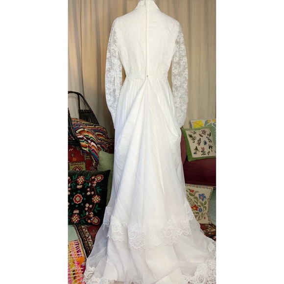 70s Wedding Gown - Picture 3 of 12